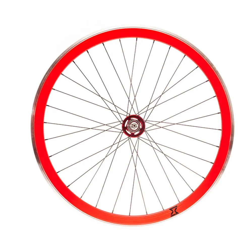 SXT 24 Speed/fixie 40 28´´ 700c Framhjul, Red, One Size