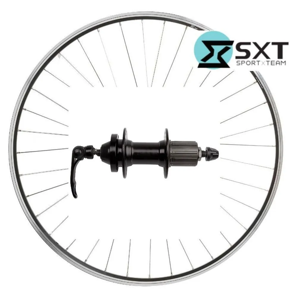 SXT 388536 Basic Ii Fd Qr Disc 6b 26´´ Mtb Bakhjul, Silver, One Size