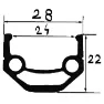 SXT 388595 Boost Disc 6b 29´´ Mtb Framhjul, Black, 15 x 110mm