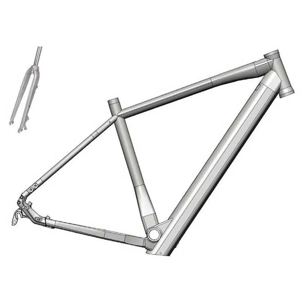 SXT Concept H600 Bafang Elcykel Ram För Gravelcykel, Raw, M