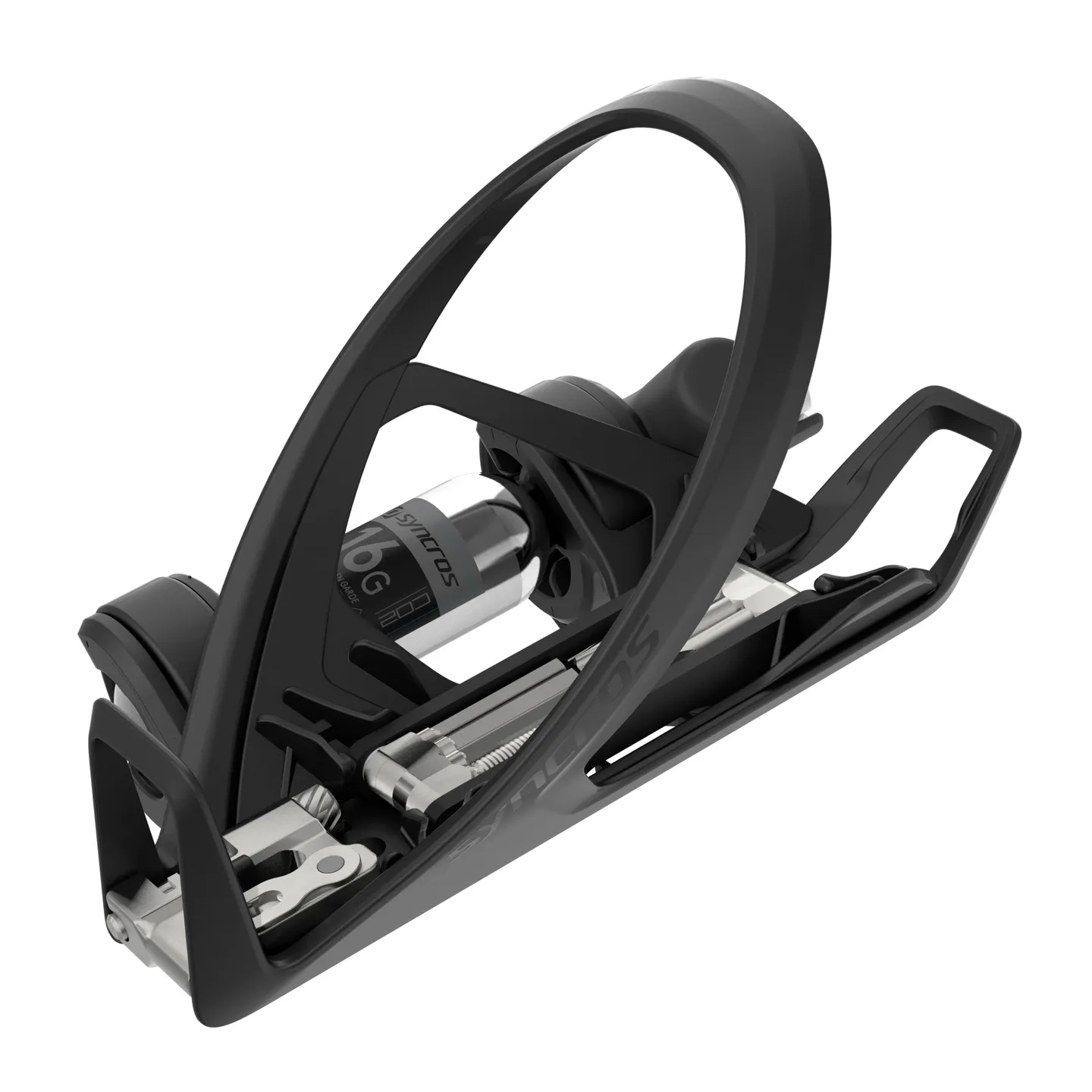 Syncros Cache IS Cage Co2 Set, Black, One Size