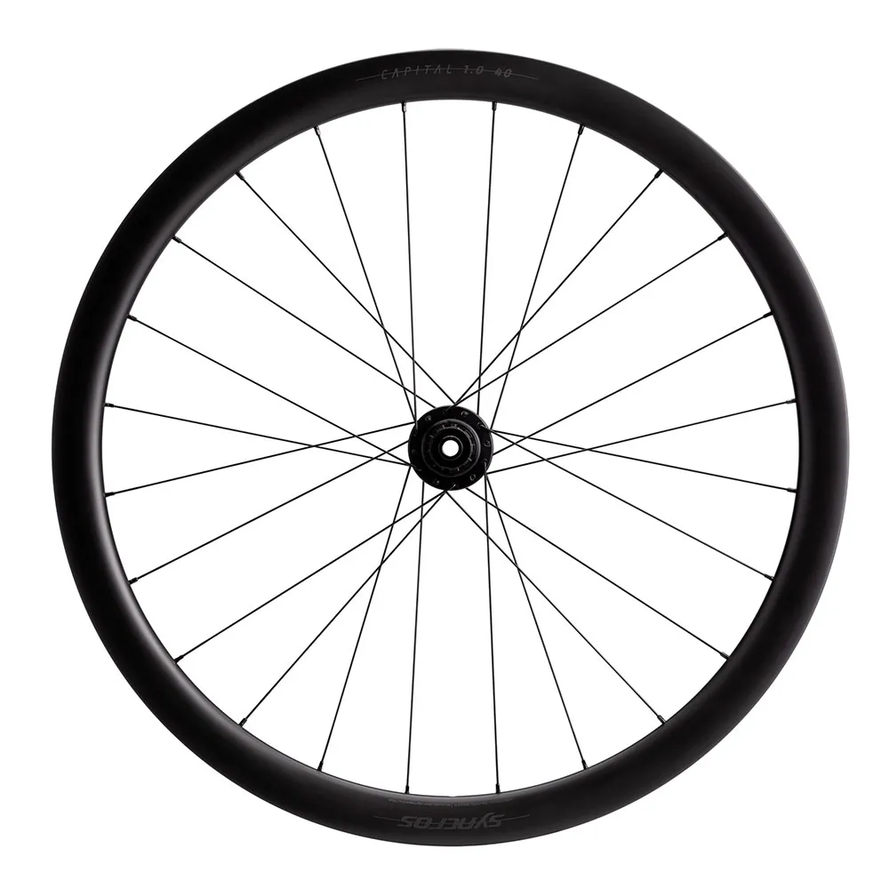 Syncros Capital 1.0 40 Hjulpar För Cykel, Black matt, 12 x 100mm/12 x 142mm, Shimano HG