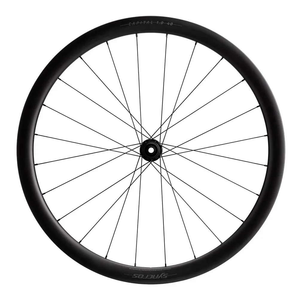 Syncros Capital 1.0 40 Hjulpar För Cykel, Black matt, 12 x 100mm/12 x 142mm, Shimano HG