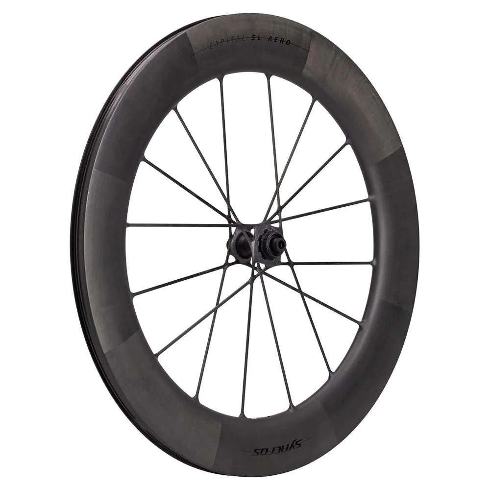 Syncros Capital Sl Aero 28´´ Cl Disc Tubeless Framhjul För Landsvägscykel, Matt black, 12 x 100mm Syncros Capital Sl Aero 28´´ Cl Disc Tubeless Framhjul För Landsvägscykel, Matt black, 12 x 100mm