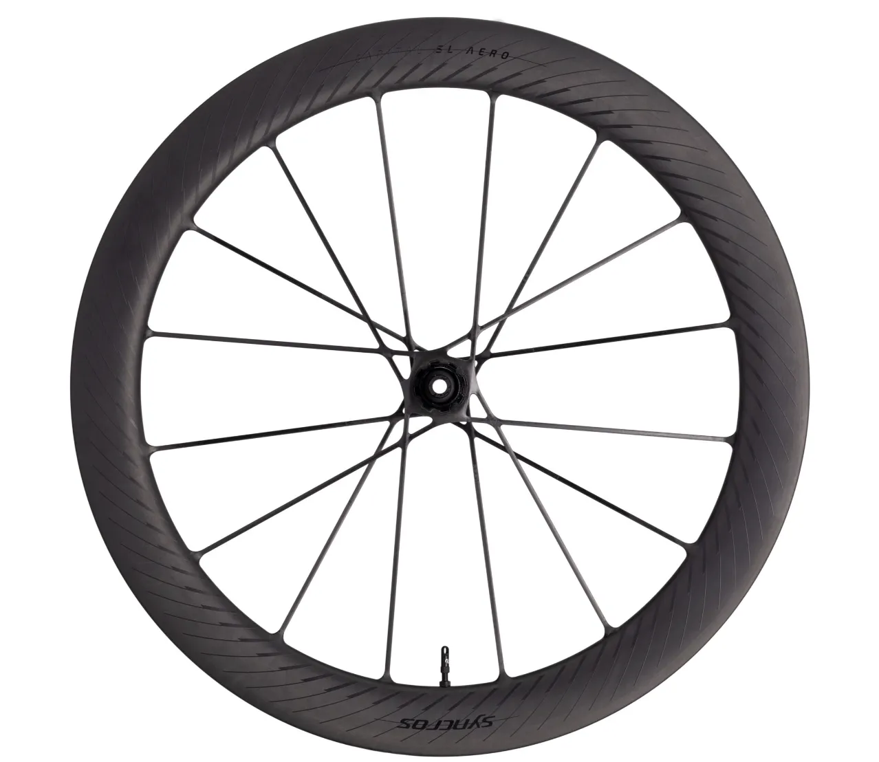 Syncros Capital SL Aero 60mm Framhjul, Black matt, 12 x 100mm