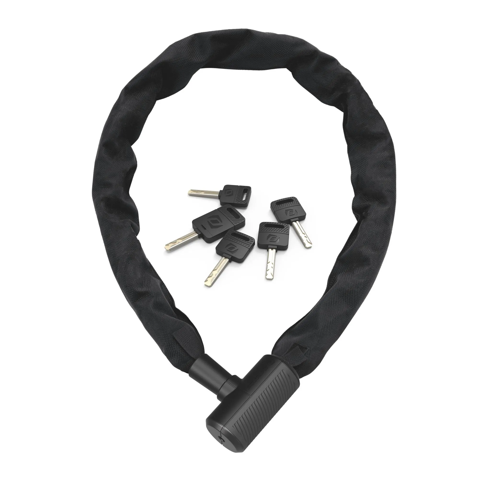 Syncros Ellison Kättinglås med nycklar, Black, 8 x 800mm
