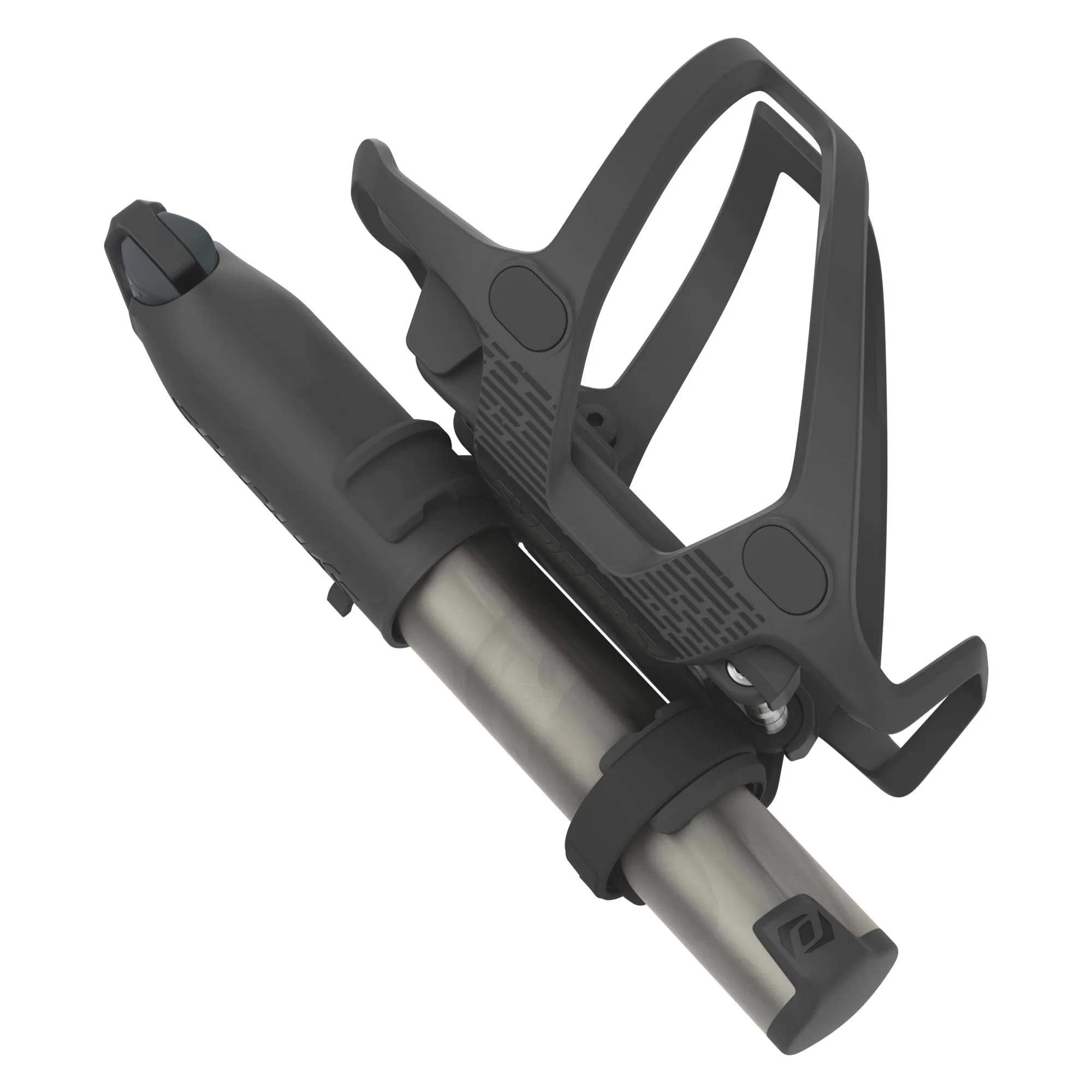 Syncros IS Trilor 2.0HV Flaskehållare med Pump, Black, One Size