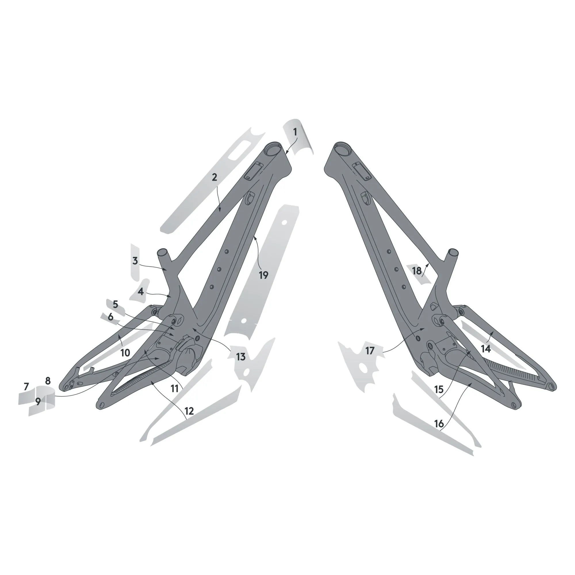 Syncros ramskydd till Scott Lumen e-Ride Klarglans, Transparent