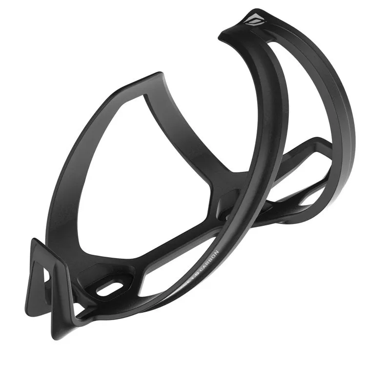 Syncros Tailor 1.0 Flaskhållare Med Vänster Ingång Black/Brushed Silver, Röd/Svart