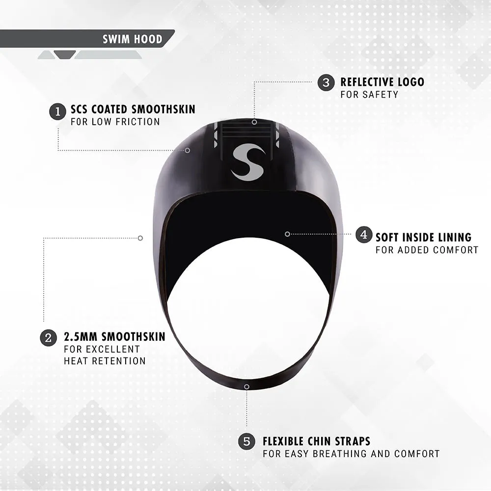 Synergy Neoprene Badmössa unisex, Black