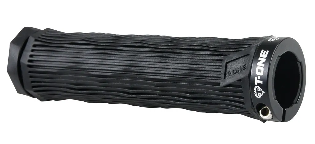 T-One GEO Handtag 2 stk. med lås i en ände, Black, 130mm