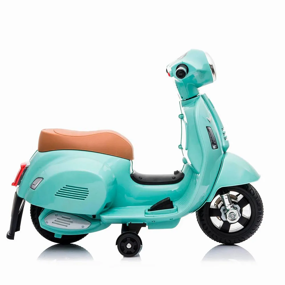 Tachan Mini Vespa 6v Blue Celeste License Cykel, Multicolor, 3-6Y Tachan Mini Vespa 6v Blue Celeste License Cykel, Multicolor, 3-6Y