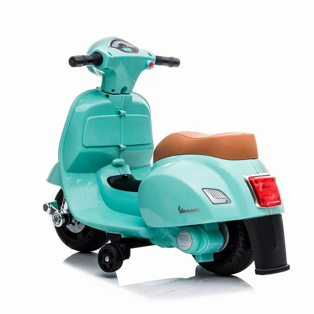 Tachan Mini Vespa 6v Blue Celeste License Cykel, Multicolor, 3-6Y Tachan Mini Vespa 6v Blue Celeste License Cykel, Multicolor, 3-6Y
