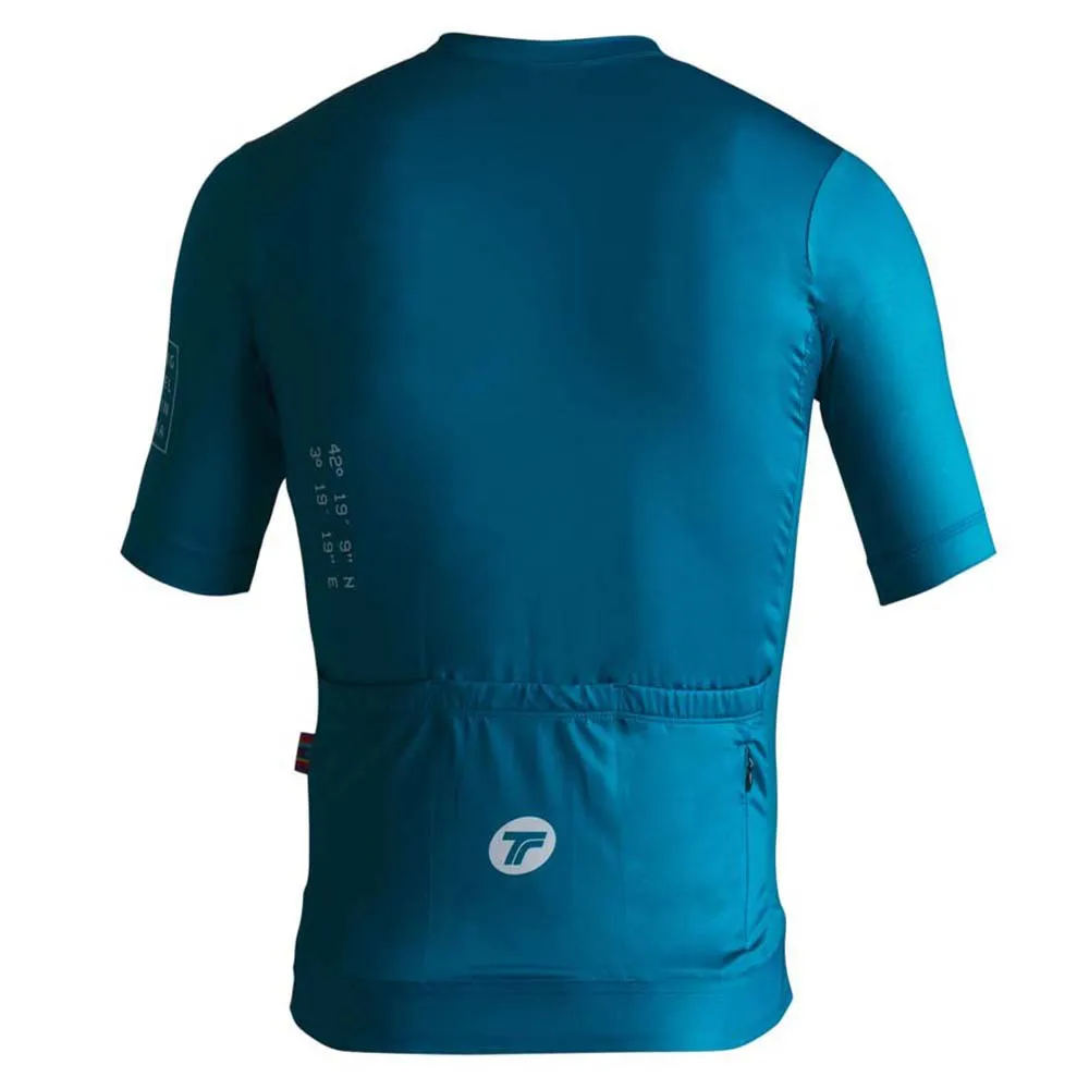 Tactic Girona Korta ärmar Cykeltröja, Blue / green, L Tactic Girona Korta ärmar Cykeltröja, Blue / green, L