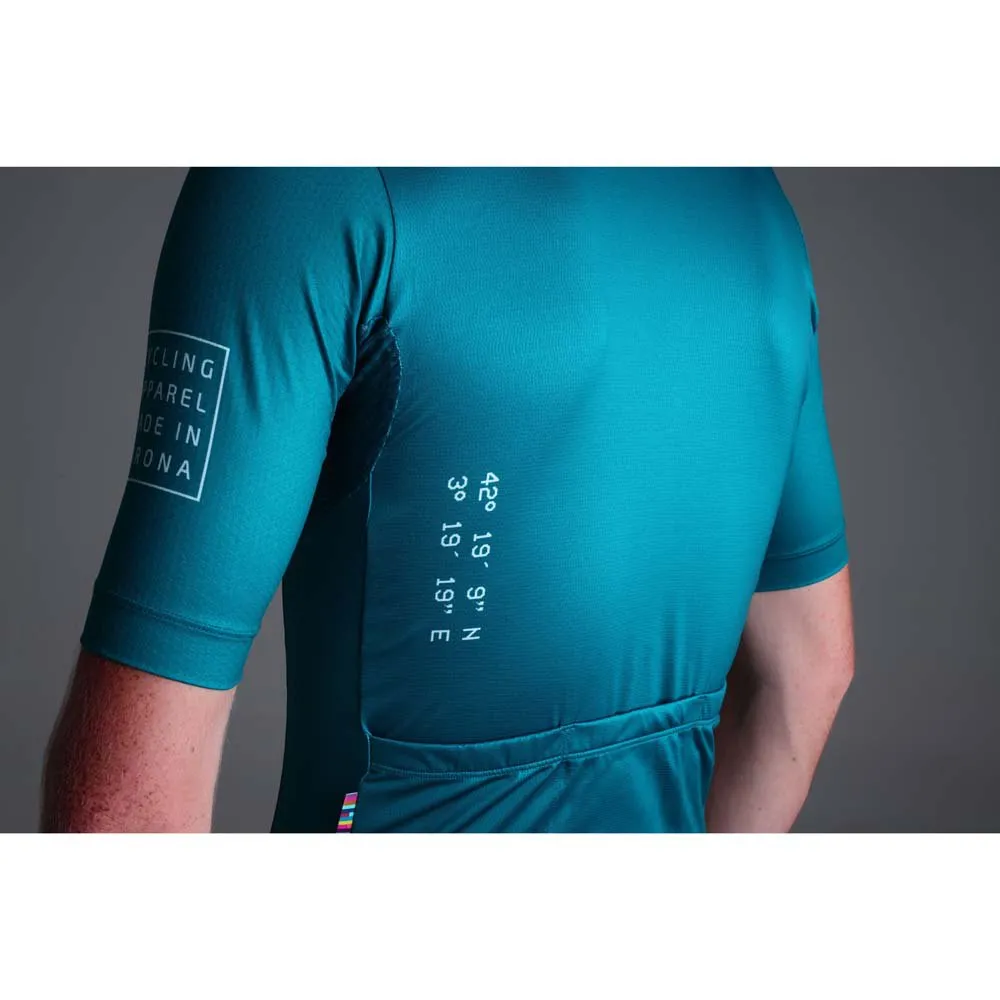 Tactic Girona Korta ärmar Cykeltröja, Blue / green, L Tactic Girona Korta ärmar Cykeltröja, Blue / green, L