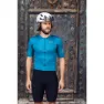 Tactic Girona Korta ärmar Cykeltröja, Blue / green, L