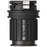 Tacx Shimano Micro Spline Freehub-kropp, Black, One Size
