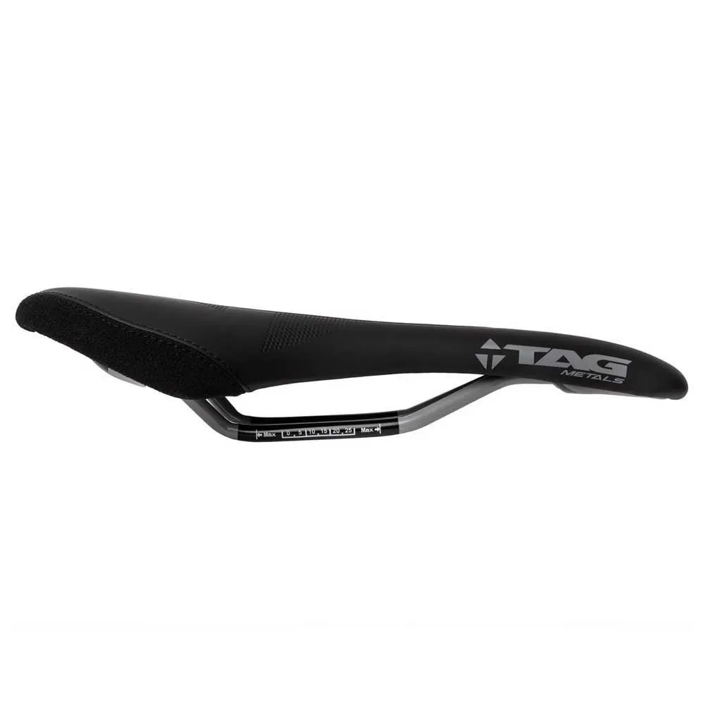 Tag Metals T1 Cykelsadel, Matt black / gun metal, 138mm