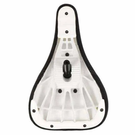 Tall Order Logo Cykelsadel, Black / white, 135mm