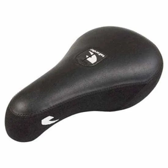 Tall Order Logo Cykelsadel, Black / white, 135mm