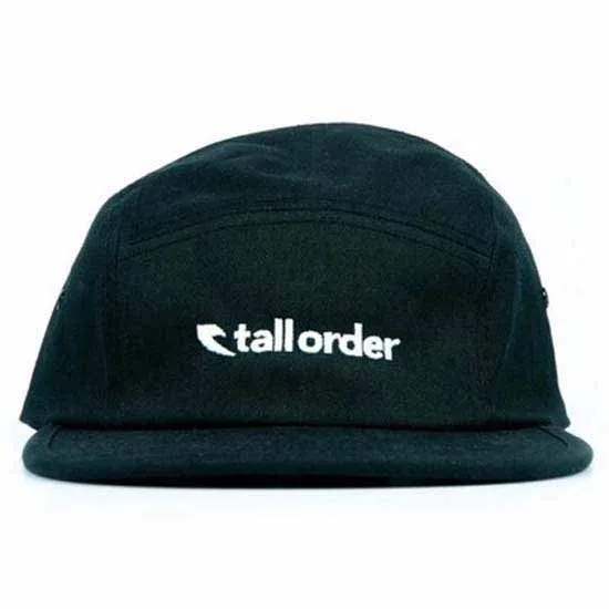 Tall Order Logo Keps, Black