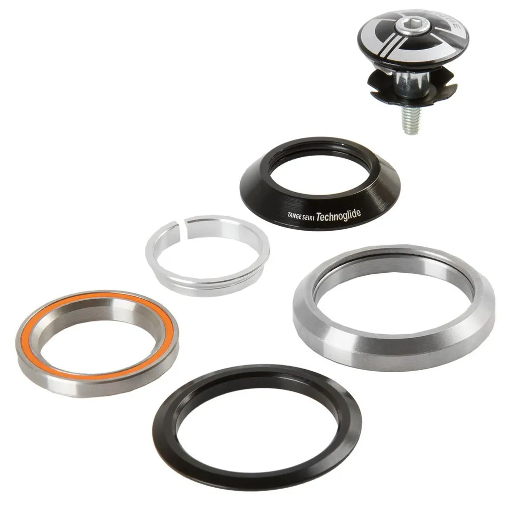 Tange Integrated Ahead Head Set Styrsystem, Black / silver, 1 1/8-1.5" / 41.8-52