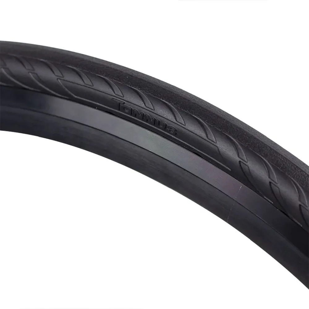 Tannus New Slick Hard Tubeless 700c X 25 Styv Landsvägsdäck, Black, 700C x 25 Tannus New Slick Hard Tubeless 700c X 25 Styv Landsvägsdäck, Black, 700C x 25