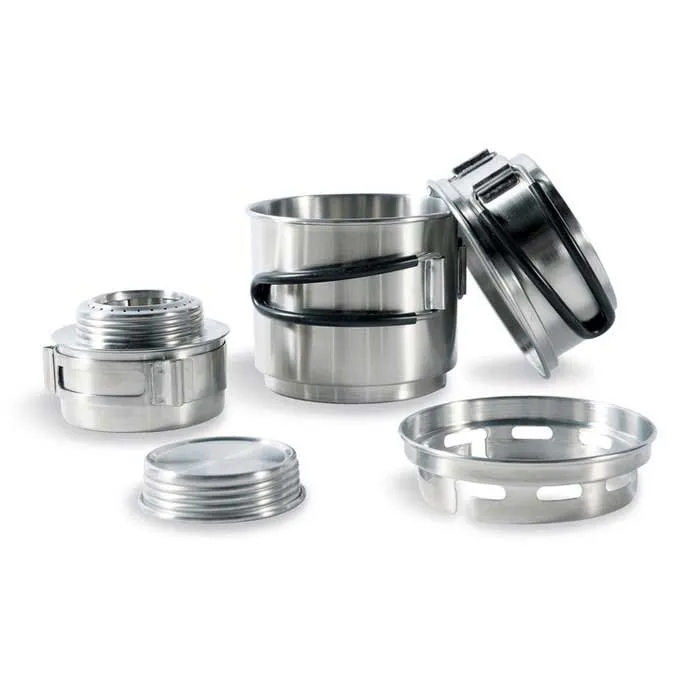 Tatonka Alkoholbrännare Set, Inox, One Size