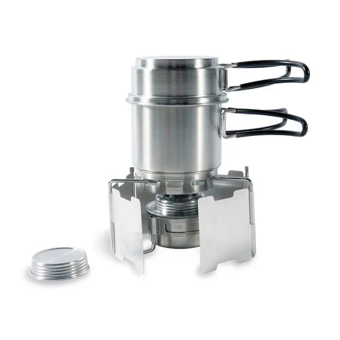 Tatonka Alkoholbrännare Set, Inox, One Size