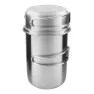 Tatonka Mugg Med Handtag Och Set Med Lock Till Mugg Med Handtag 850ml, Stainless steel, One Size