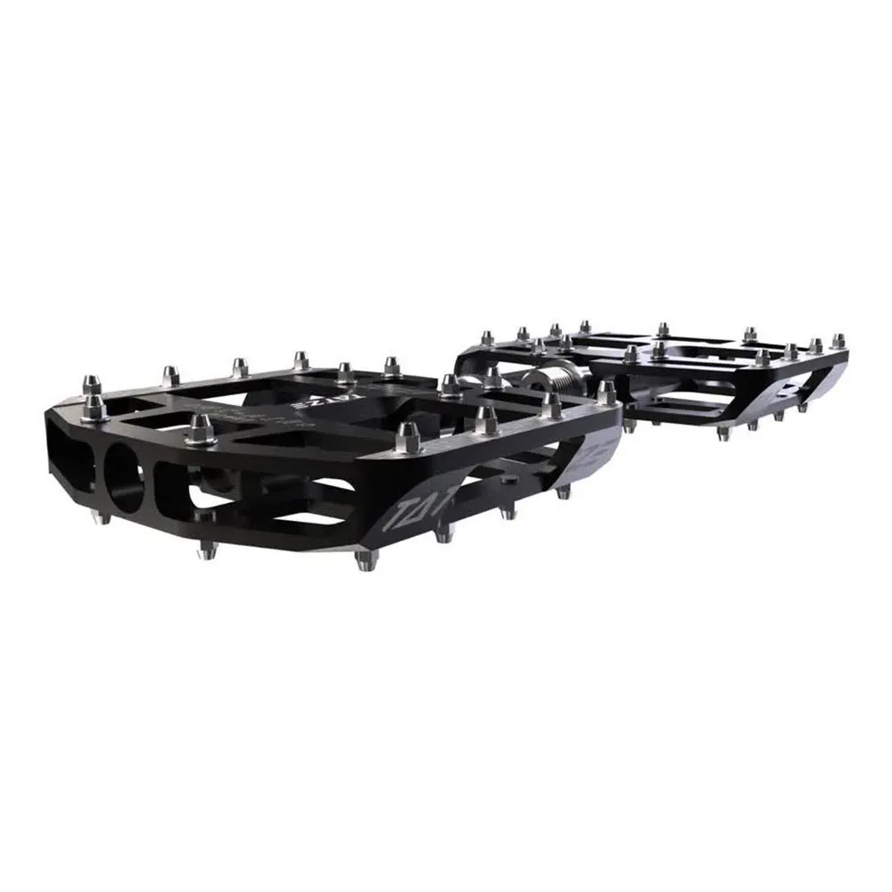 TATZE Mc Air Titanium Cykelpedaler, Black / silver, One Size