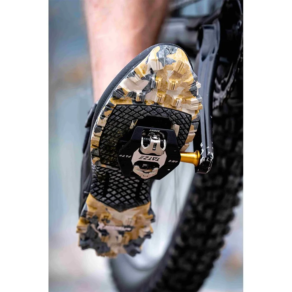 TATZE Mc Fly Titanium Cykelpedaler, Black / silver, One Size
