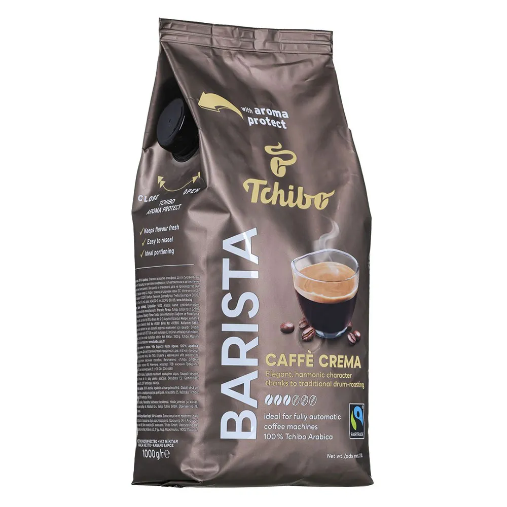 Tchibo Barista Crema 1kg Kaffebönor, Brown, One Size