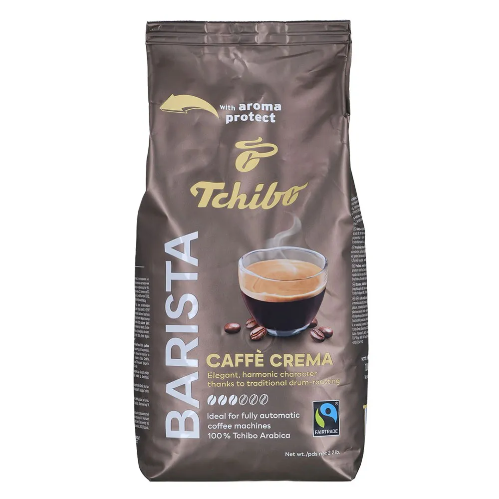 Tchibo Barista Crema 1kg Kaffebönor, Brown, One Size