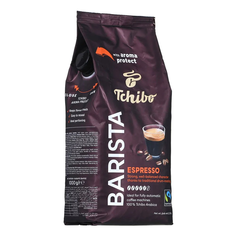 Tchibo Barista Espresso 1kg Kaffebönor, Brown, One Size