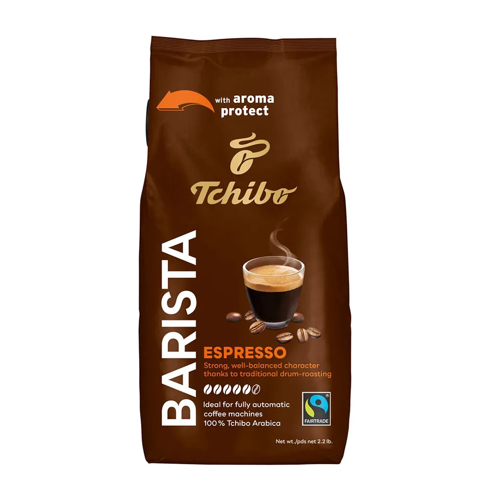 Tchibo Barista Espresso 1kg Kaffebönor, Brown, One Size
