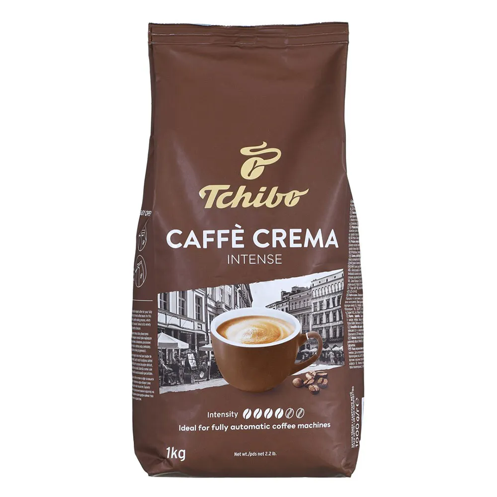 Tchibo Cafe Crema Intense Kaffebönor 1kg, Black, One Size