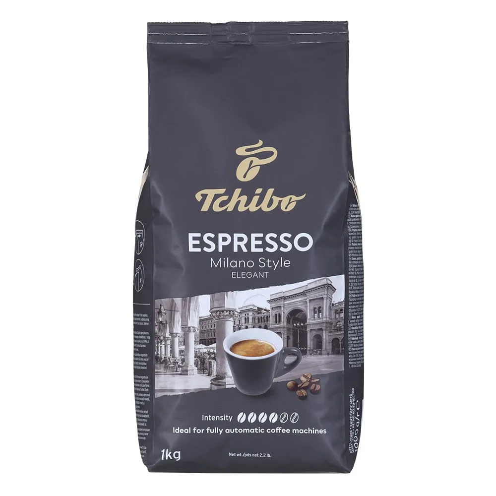 Tchibo Espresso Milano Style Kaffebönor 1kg, Black, One Size