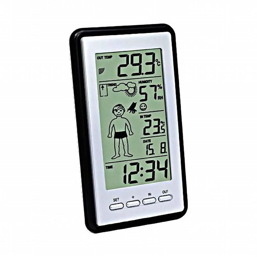Technoline Ws 9632 Väderstation, Black, One Size, EU Plug 220V