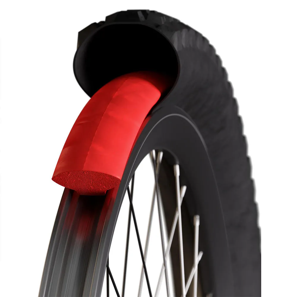 Technomousse Red Poison Evo Gravel Punkteringsskyddande Skum, Red, 700C, 18-25