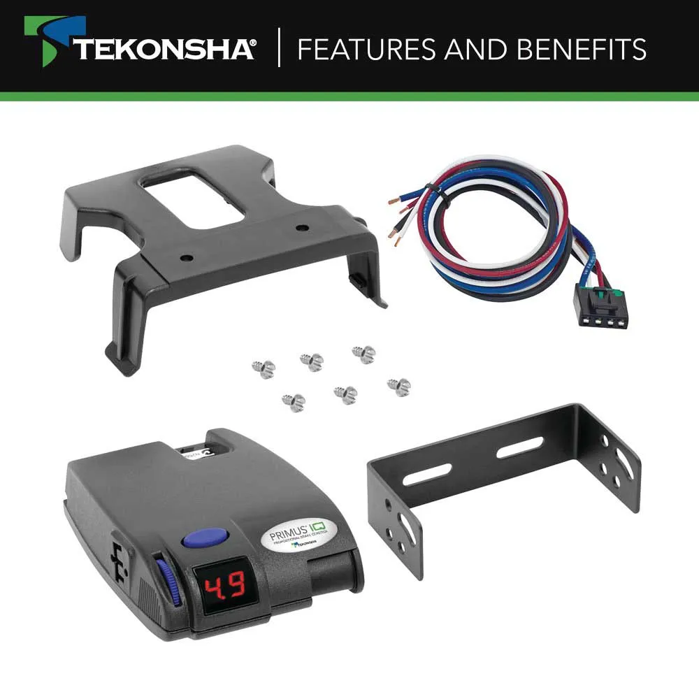 Tekonsha Primus Iq Släpvagnsbromskontroll, Black, One Size Tekonsha Primus Iq Släpvagnsbromskontroll, Black, One Size