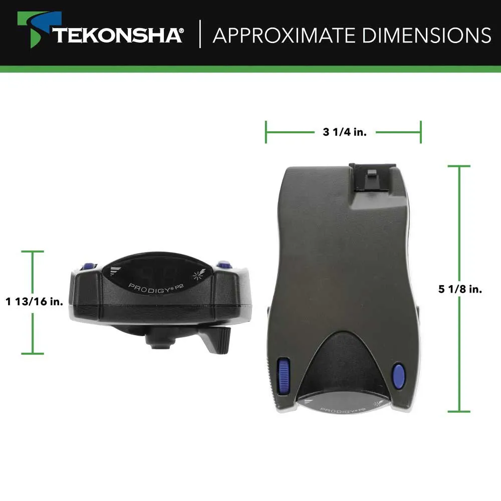 Tekonsha Prodigy P2 Släpvagnsbromskontroll, Black, One Size