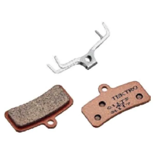 Tektro A11ts Halvmetalliska Bromsbelägg 10 Enheter, Gold, One Size
