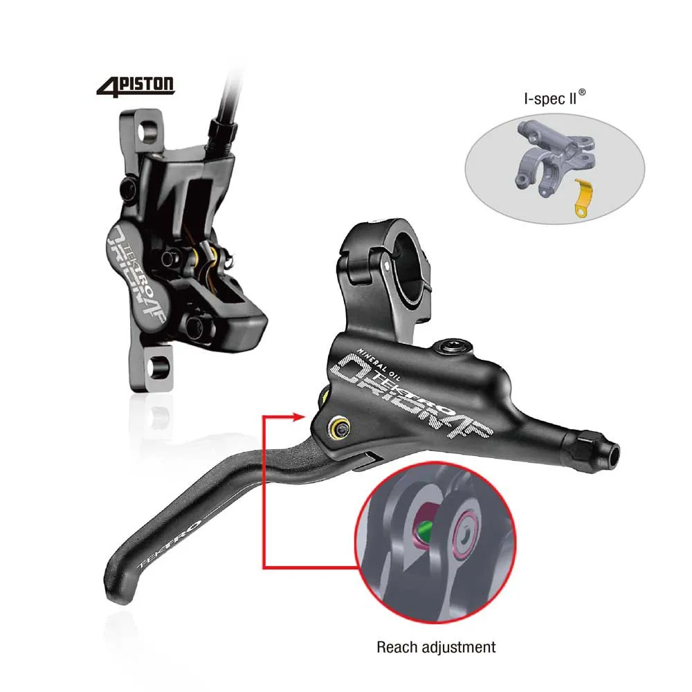 Tektro Orion Hd-m745 Bakbroms, Black, One Size