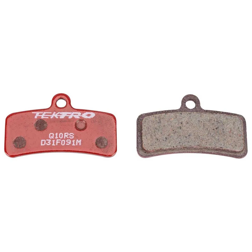 Tektro Q10rs Harts Skivbromsbelägg 10 Enheter, Red, One Size