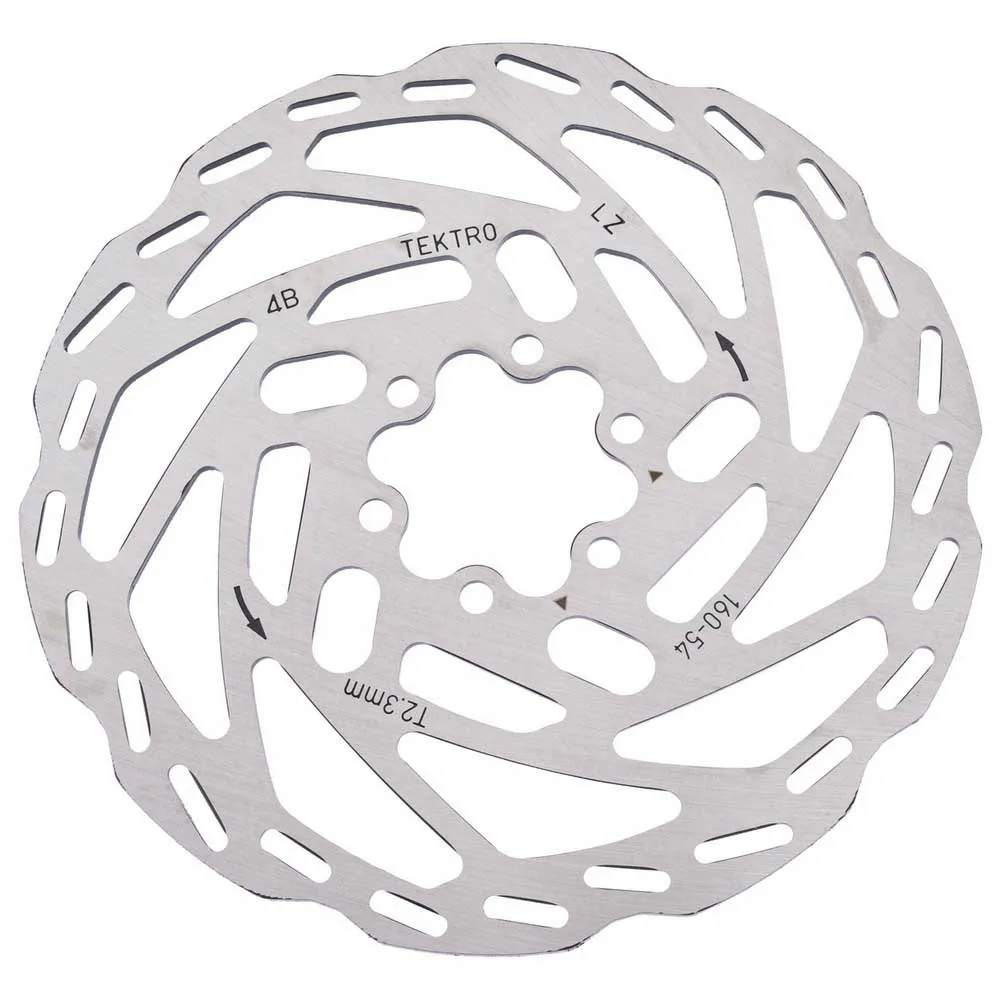 Tektro Tr54 6b 2.3 Mm Bromsskiva, Silver, 160mm