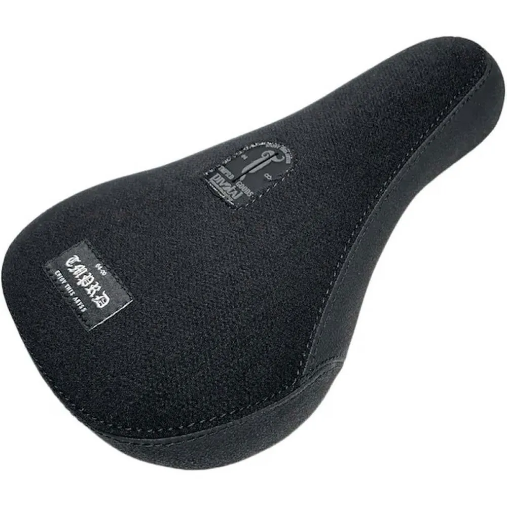 Tempered Black Label Fat Cykelsadel, Black, One Size