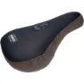 Tempered Pleather Fat Cykelsadel, Black / brown, One Size
