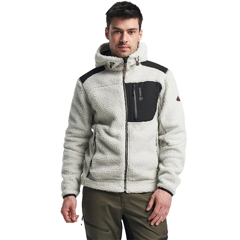 Tenson Himalaya Teddy Fleecejacka Med Dragkedja, Light grey