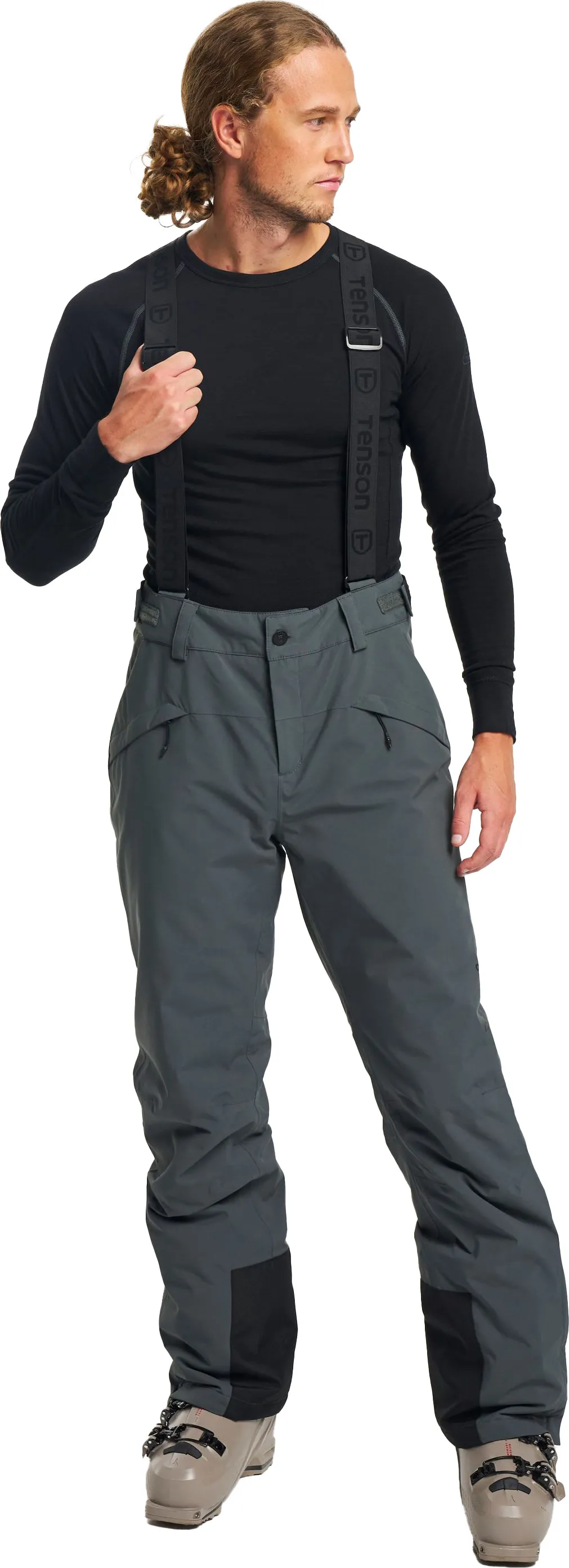 Tenson Men's Brendon Ski Pants, Grey Green